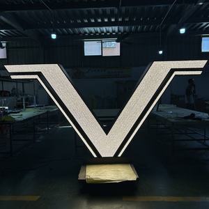 ป้ายไฟโฆษณา LED ประกายระยิบระยับสั่งทำสำหรับงานแต่งงานวันเกิดงานเลี้ยงงานเลี้ยงห้างสรรพสินค้า - Product Image 2