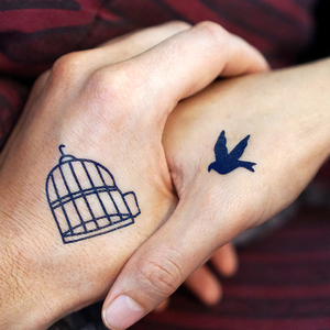 Abecome Individuelle Temporäre Tintensticker Ungiftig Einfach Aufzutragen Wassertransfer Pflanzliche Tattoo-Aufkleber für den Körper - Product Image 3