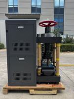 Máquina de Prueba de Presión de Concreto de 200 Toneladas con Control por Microcomputadora, Detector de Resistencia a la Compresión de Bloques de Cemento y Concreto