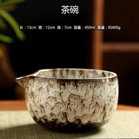 Vente en gros de bols à matcha en porcelaine Japandi, bols à thé en céramique avec glaçure au four pour la cérémonie du thé