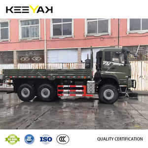 Camion de fret Dongfeng 6x6 à haute capacité de charge, nouveau camion de fret avec moteur Cummins, plateau de camion à glissière pour le transport sur route de montagne froide - Product Image 4