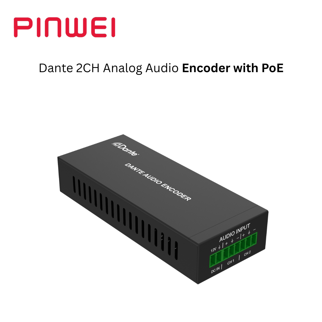 Encoder audio analogico Black Dante 2CH