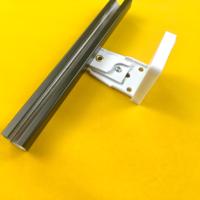 Blanc et métal support supérieur individuel vague rideau coureur rideau Rail roue aluminium piste accessoires planeur rideau raccord