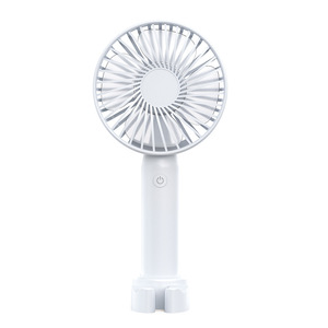 Handheld Mini Portable Usb Rechargeable Small Fan With Long <b>Battery</b> Life Desktop Fan White Black Pink Blue Dc Motor - Product Image 5