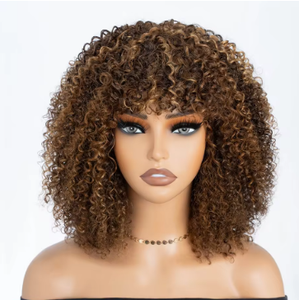 Fabriqué à la machine 100% brut indien sans colle pleine dentelle vierge perruque de cheveux humains noir femmes HD dentelle avant perruque droite vague profonde - Product Image 4