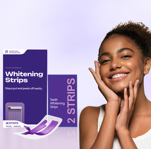 Parches Blanqueadores Dentales Violeta, Tiras Blanqueadoras de Dientes Púrpuras PAP <span class=keywords><strong>V34</strong></span> - Product Image 1