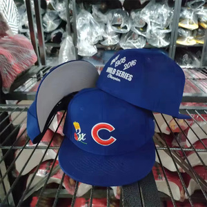 Casquette de sport brodée 3D à 6 panneaux pour les 32 équipes de baseball et de basketball – Logo brodé en gros - Product Image 2