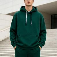 Hoodie unisexe surdimensionné, court, épais, d'hiver, avec logo personnalisé, en stock