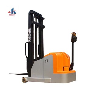 Chariot élévateur neuf 1,5 tonne CPD10, transpalette électrique 3000 lb, transpalette hydraulique latéral portable alimenté par batterie au plomb-acide - Product Image 4