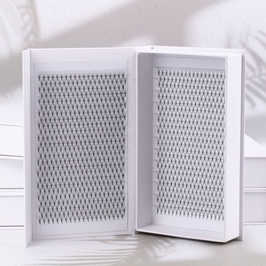 Stock de Cheveux Synthétiques 0.05mm 6D 8D Premade Fans Extension de Cils 10D 12D 0.07mm C D Short Long Stem Premade Volume Fans - Product Image 1