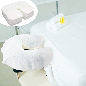 ผ้าคลุมรองศีรษะแบบใช้แล้วทิ้ง ผลิตจากวัสดุไม่ทอ นุ่มพิเศษ ป้องกันการแพ้ สำหรับเตียงนวดและร้านเสริมสวยสปา - Product Image 5