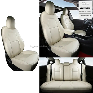 Fundas de Asiento de Coche de Cuero de Lujo, Tamaño Universal, Juego Completo, para <span class=keywords><strong>Rolls</strong></span>-<span class=keywords><strong>Royce</strong></span> Cullinan, Toyota Camry, Tesla - Product Image 2