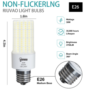 Ngô Ánh sáng bóng đèn cao thích hợp cho chiếu sáng nhà Ngô dẫn đèn Milky E27 E26 IP67 không thấm nước thay thế kim loại Halide HID CFL - Product Image 3