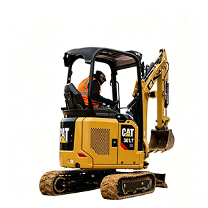 Excavadora de cadenas Caterpillar 301.7 de 1.7 toneladas, usada, en buen estado, máquina de construcción con alta eficiencia EPA, en oferta. - Product Image 6