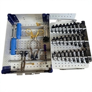 Ensemble d'extracteurs cervicaux orthopédiques de qualité médicale pour interventions chirurgicales de la colonne vertébrale, kit d'instruments chirurgicaux en acier inoxydable - Product Image 1