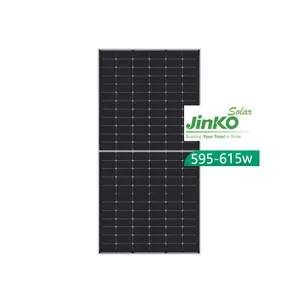 Jinko 재고 있음 가장 인기있는 호랑이 네오 N 형 78HL4-(V) 595-615 와트 절반 컷 Jinko 600W 605W 610W 태양 전지 패널 에너지 저장