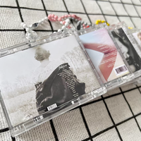 2025 Vente chaude Albums de CD acryliques de musique les plus populaires avec boîtier NFC Mini CD Motif personnalisé et chansons pour cadeaux promotionnels