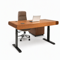 Bureau assis-debout intelligent à commande tactile, table de bureau électrique avec système anti-collision et 3 paramètres de mémoire, pour une productivité accrue toute la journée