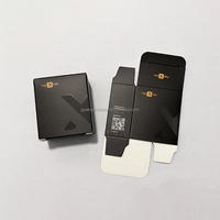 Boîtes d'emballage écologiques pliables personnalisées avec impression UV sélective pour flacons de peptides de 3 ml avec étiquette de bouchon