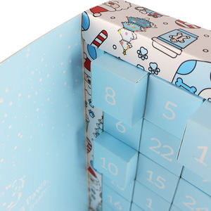 Cajas <span class=keywords><strong>de</strong></span> Papel Personalizadas al por Mayor para Regalos <span class=keywords><strong>de</strong></span> <span class=keywords><strong>Cumpleaños</strong></span> Infantiles, Maquillaje, Belleza, Cajas Sorpresa Navideñas, Calendario <span class=keywords><strong>de</strong></span> Adviento - Product Image 2