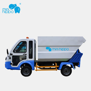 รถบรรทุกขยะไฟฟ้าแบบเทข้าง รุ่น Mini Hippo TRS3840-1 สำหรับงานหนัก อุปกรณ์สำหรับงานสุขาภิบาลในเขตเทศบาล - Product Image 6