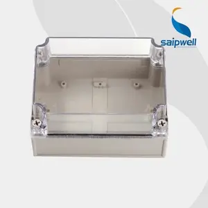 175*175*100mm IP67 Transparent Cover Type ABS Waterproof Wall Mount Plastic Electrical Enclosures With Clear Cover