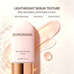 Sérum Teinté Tout-en-un Hydratant Éclaircissant Filtrant <span class=keywords><strong>Solaire</strong></span> Léger Naturel Effet Peau Nue Base de Maquillage – Le Best-seller Viral - Product Image 3