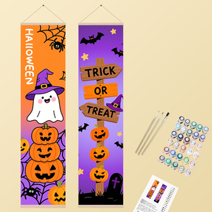 Orfon Trung Quốc Khớp Nối Sơn Bằng Số Kit Với Magnetic Scroll Núi, DIY Giáng Sinh Năm Mới Món Quà Nghệ Thuật Cho Nhà 10*40Cm - Product Image 6