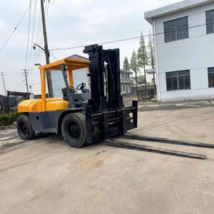 Montacargas Usado TCM100 de 10 Toneladas, de Segunda Mano, Alto Estándar, Precio con Descuento, Marca Japonesa de Buena Reputación, Motor Diésel, en Venta - Product Image 1