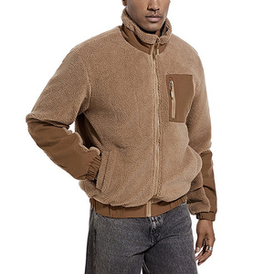 Giacca <span class=keywords><strong>in</strong></span> pile da uomo con cerniera caldo cappotto autunnale invernale girocollo pronto per la spedizione Design personalizzato per rendere il tuo marchio - Product Image 1