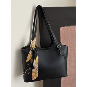 Bolso Tote de PU para Mujer, Primavera-Verano, Nuevo, Gran Capacidad, Estilo de Alta Gama, Resistente a Salpicaduras, Versátil, para el Día a Día - Product Image 3