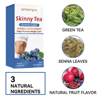 Thé Herbal Minceur Greenpie : Complément Alimentaire pour la Perte de Poids, Soutient la Réduction et la Combustion des Graisses Abdominales