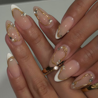 Faux Ongles à Presser en Gros – Lot de 24 Pièces, Commande en Gros, Couleurs, Motifs et Formes Personnalisables, Marque Privée, OEM
