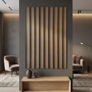Panneau composite en aluminium minimaliste, épaisseur 6 mm, surface en bois, isolation acoustique, panneau mural décoratif pour salon intérieur - Product Image 1
