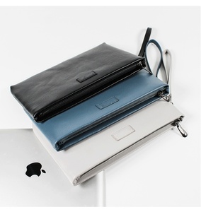 Portable porte-documents Document papier organisateur téléphone portable sac hommes longs portefeuilles affaires porte-monnaie hommes sacs à main fermeture éclair pochette - Product Image 2