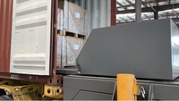 Chargeur/déchargeur de conteneurs entièrement automatique et efficace, camion de 50 tonnes de capacité, construction en fer, fonctionnalités de déchargement et de levage