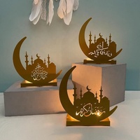 Nouvel arrivage de décorations Eid Mubarak château de lune photophore porte-bougie Ramadan centres de table