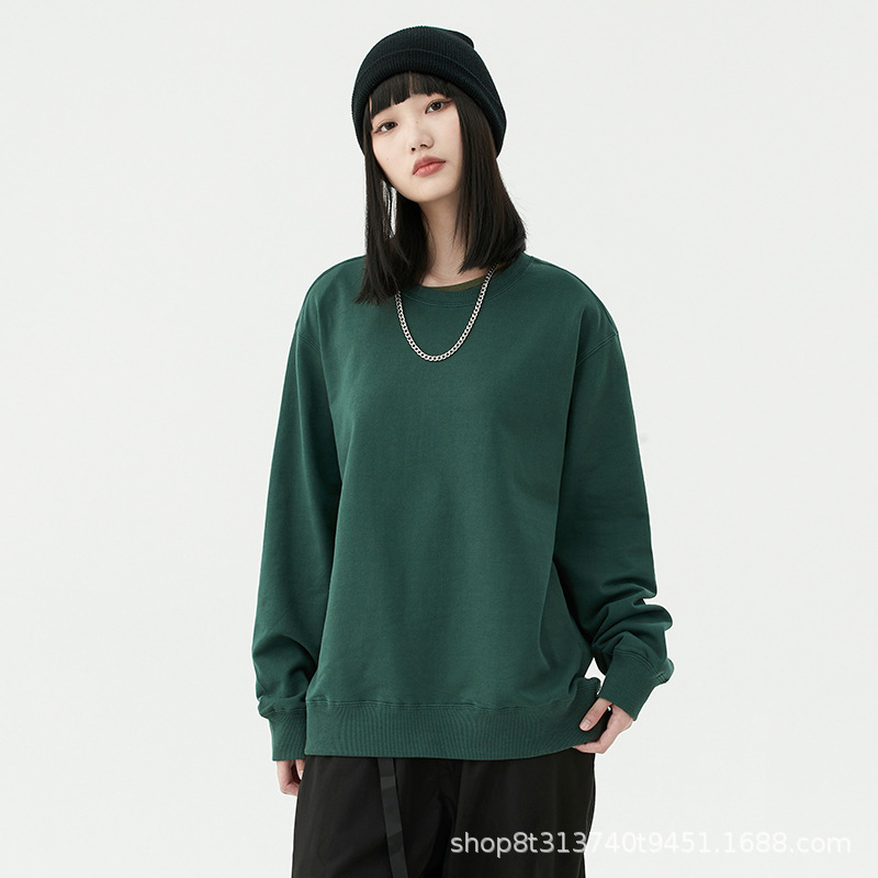 Cuello redondo verde oliva BYW3001 [Talla asiática]