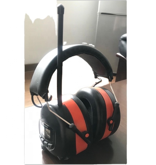 Electronic Hearing Protector with AM/FM Radio 31dB Noise Reduction ANSI S3.19 Certified Reusable Safety Earmuff