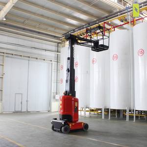 Plataforma de trabajo aéreo de aluminio de un solo mástil profesional confiable ECONÓMICA DE FÁBRICA DE China con CE ISO - Product Image 6