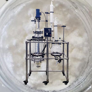 Reactor de filtro de cristalización de vidrio con camisa Filtro químico Reactor de cristalización de vidrio - Product Image 1