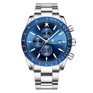 Reloj Deportivo Cronógrafo para Hombre Poedagar 988, Marca de Lujo, Resistente al Agua, Luminoso, de Cuarzo, con Correa de Silicona, Diseño para Negocios - Product Image 3