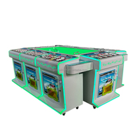 Table de jeu de pêche Qianmen de luxe haute définition, durable et de bonne qualité, écran 55 pouces, 8 joueurs, blanche, pour machine de jeu d'arcade IGS