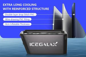 ICEGALAX Meilleure Baignoire Inclinée Angulaire, Impression de Logo Gratuite, Ensemble de Bain Glacé, Baignoire de Plongée Froide à Paroi Épaisse de 8 cm avec Refroidisseur d'Eau - Product Image 2