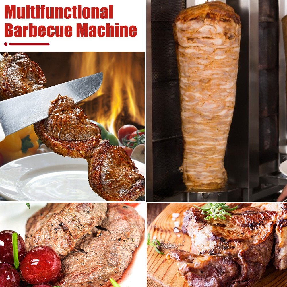 Shawarma Maker Commercial Semi-Automatic Electric Toaster Chicken Doner Kebab Shawarma Grill Equipment Machine