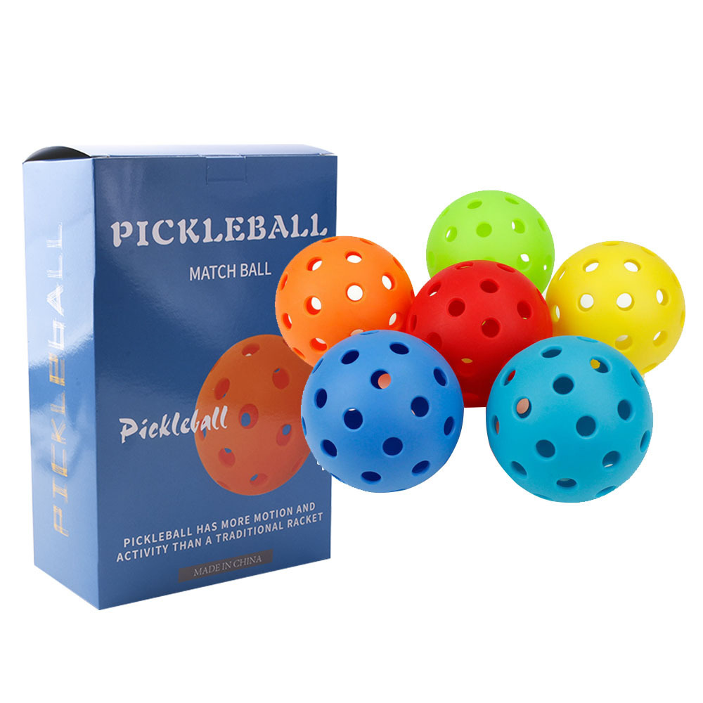 40-Hole Injection-Molded TPE Material Pickleball Better Elasticity and Suitability for Daily Sports Training