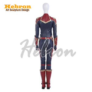 Customized <strong>Captain</strong> <strong>Marvel</strong> Halloween Tv Movie Adult Cosplay <strong>Costume</strong> Suits For Event Performance - Product Image 3