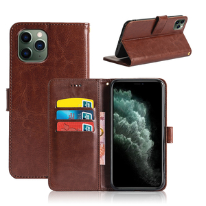 <span class=keywords><strong>Funda</strong></span> Tipo Cartera con Tapa Abatible de Cuero para <span class=keywords><strong>iPhone</strong></span> 16 Pro Max 15 14 Plus 13 17 Air 16e 12 <span class=keywords><strong>11</strong></span>, con Ranuras para Tarjetas Magnéticas - Product Image 1