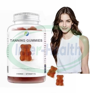 Ausreson OEM Bear Vitamins Gommes de bronzage avec bêta-carotène lycopène sélénium <span class=keywords><strong>zinc</strong></span> pour le système immunitaire - Product Image 1