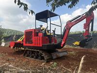 Excavatrice sur chenilles portée, motoculteur rotatif, moteur Huichai, machine multifonctionnelle pour la gestion des champs, le labourage et la fertilisation ICLES